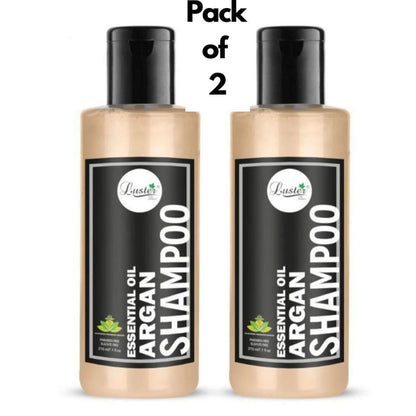 Essential Oil Argan Shampoo 210 ml each Pack of 2