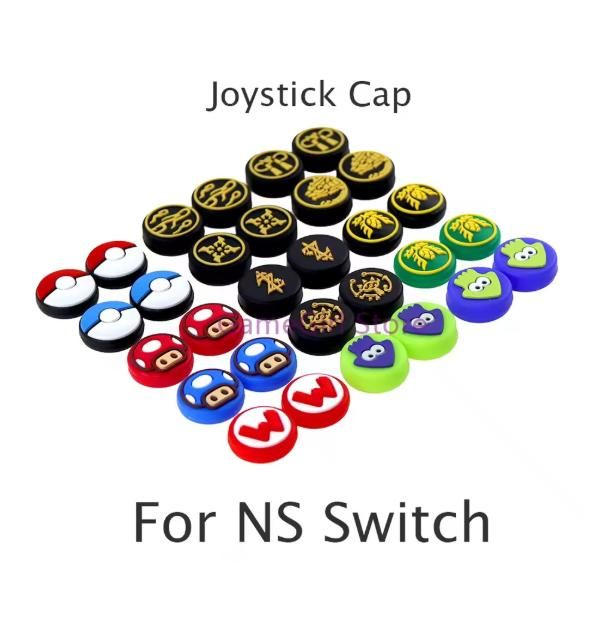 2 Pcs Thumb Stick Grips Joystick Cap
