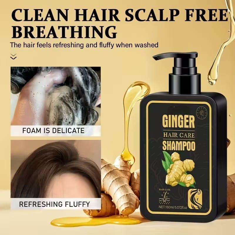 Ginger Hair Care Shampoo 150ml Each (Pack of 2)