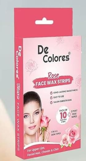 Rose Face Wax Strips